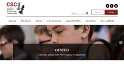 Desktop Screenshot of chessinschools.co.uk